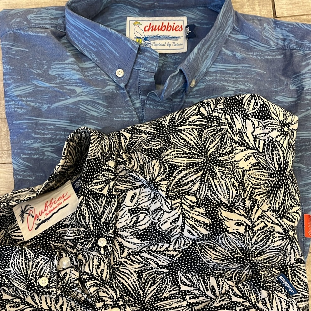 Chubbies‎ Shirt Mens Large Pullover Two for One Price